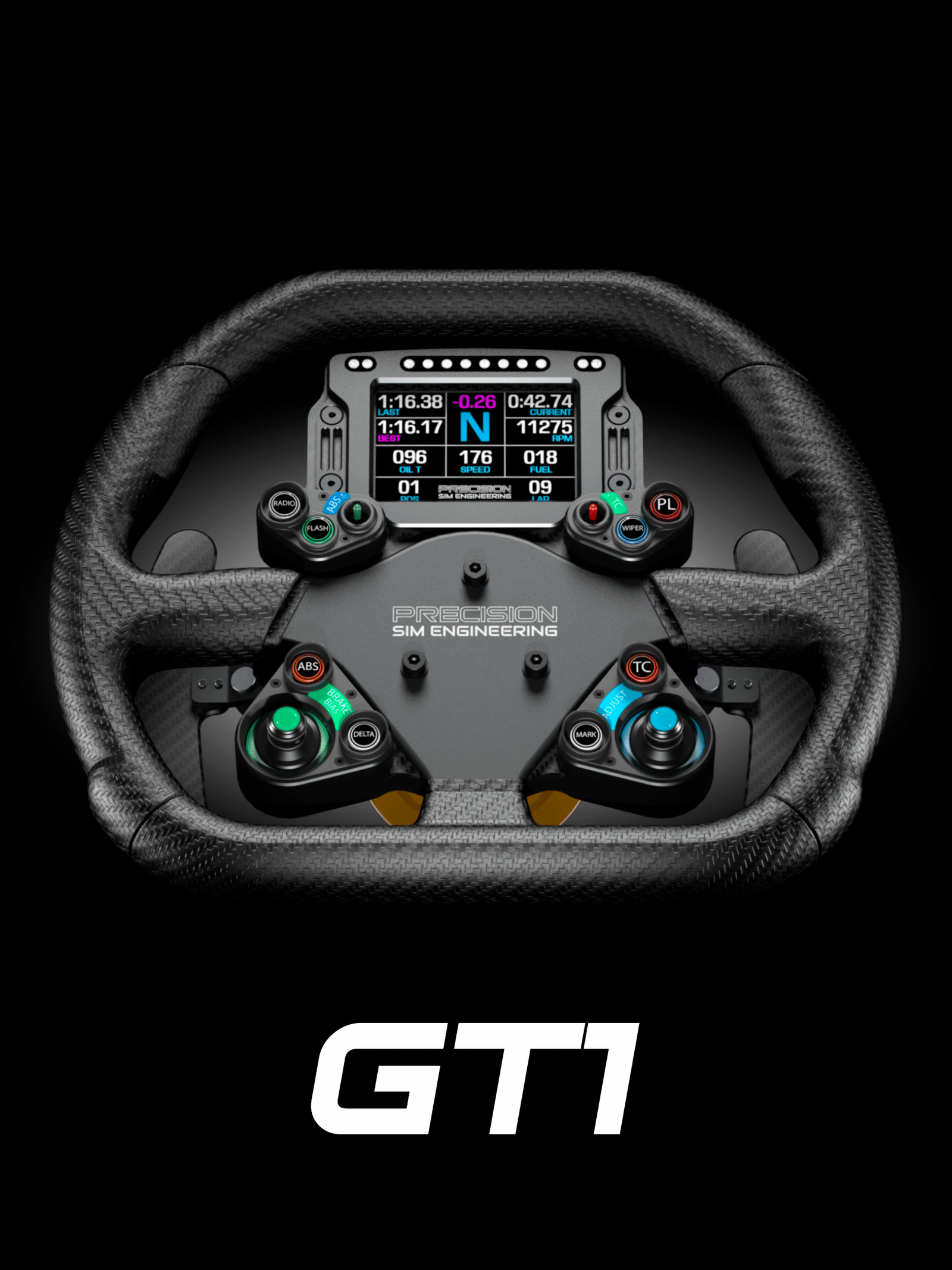 Precision Sim GT1 Steering Wheel