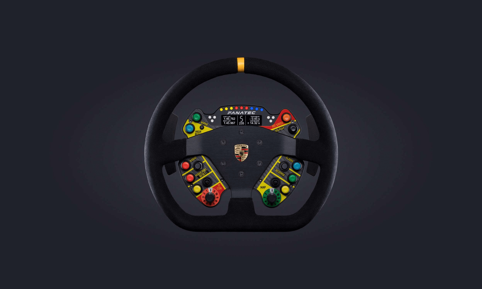 Fanatec Podium Steering Wheel Porsche 911 GT3 R Suede - Image 4