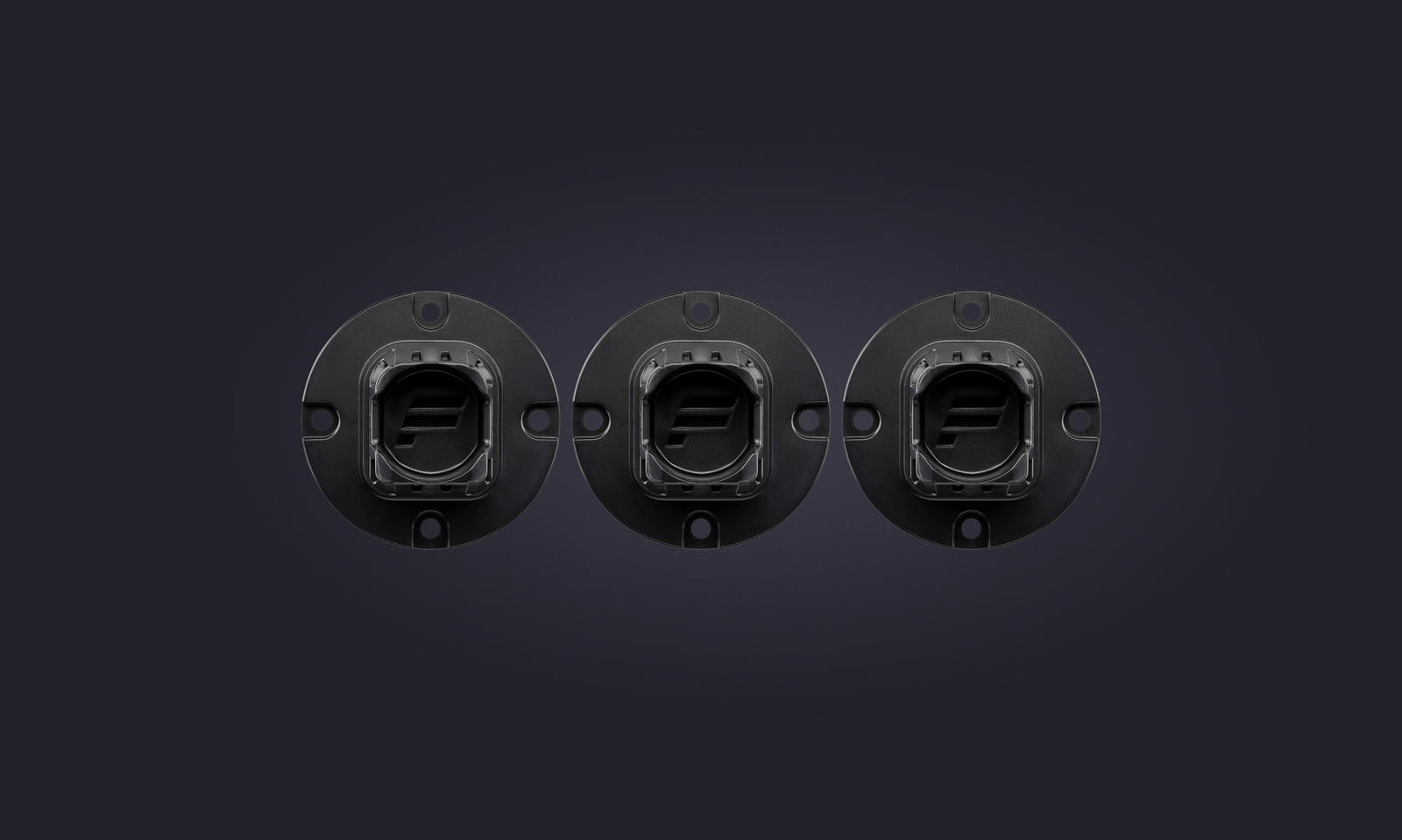 Fanatec QR2 Wall Mounts (3-Pack)