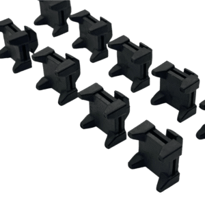 Trak Racer Set of 10 Cable Management Clips with 10 Cable Ties