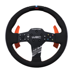 Fanatec CSL Elite Steering Wheel WRC + QR2 Lite Wheel-side